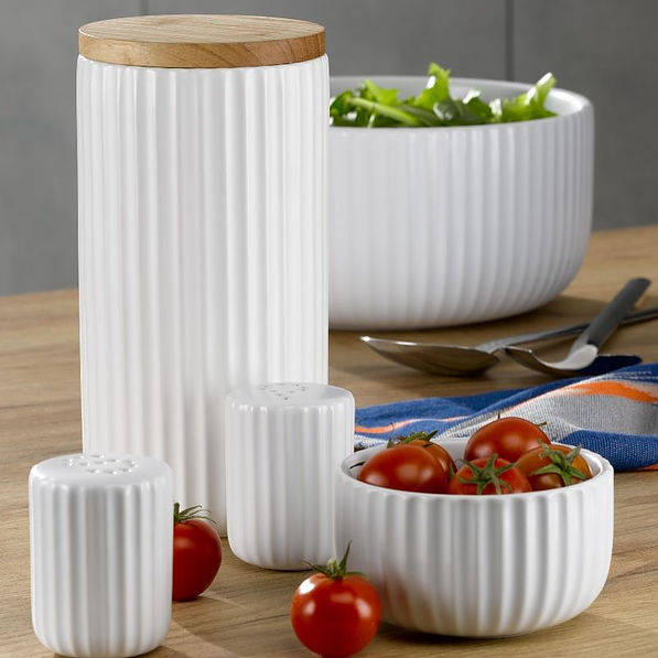 KELA Maila 10,5 cm biała - miska / salaterka ceramiczna 