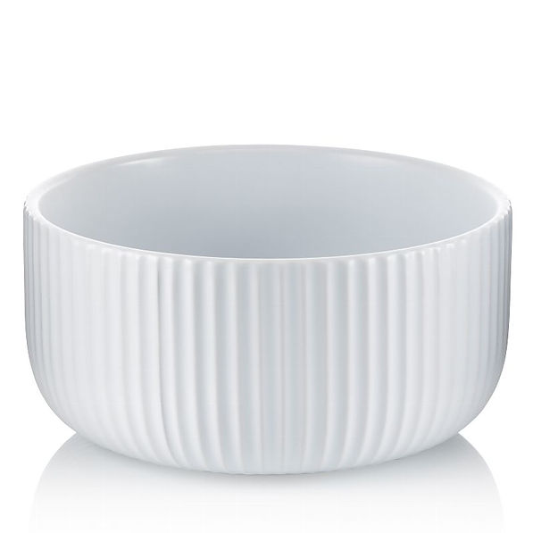 KELA Maila 23 cm biała - miska / salaterka ceramiczna 