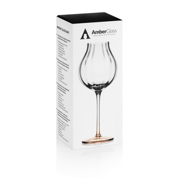 Kieliszek do whisky szklany AMBER GLASS WHISKY G601 220 ml
