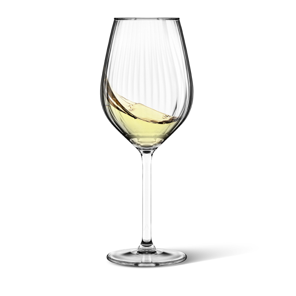Kieliszki do białego wina szklane PLISSE 380 ml 4 szt.