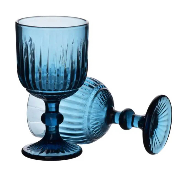Kieliszki do napojów MONDEX ELISE BLUE 350 ml 4 szt.