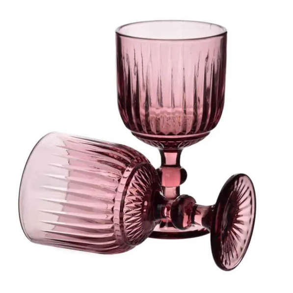 Kieliszki do napojów MONDEX ELISE PURPLE 350 ml 4 szt.