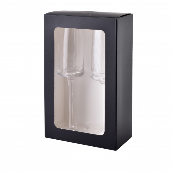 Kieliszki do szampana szklane AFFEK DESIGN MADA CLEAR 220 ml 2 szt.