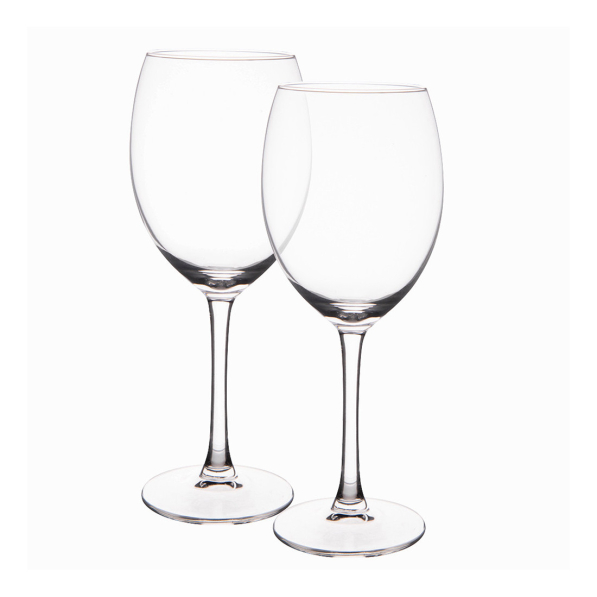 Kieliszki do wina czerwonego szklane 330 ml 2 szt.
