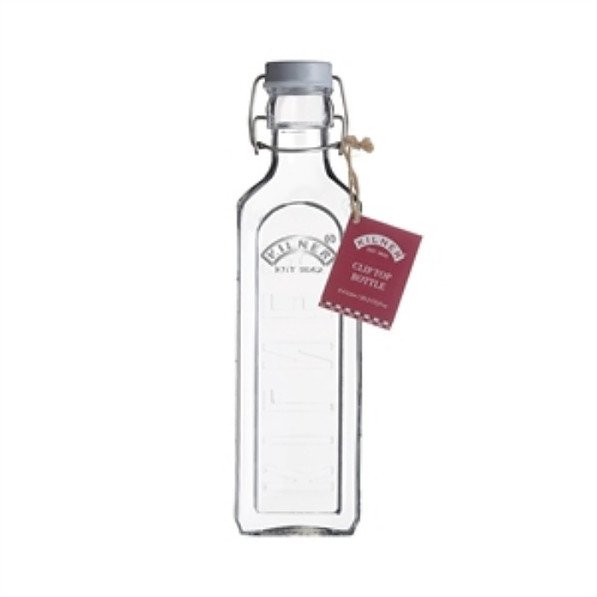 KILNER New Clip Top Bottle 0,6 l - butelka szklana z korkiem