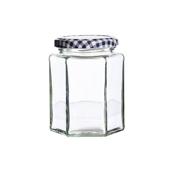 KILNER Made In England sześciokąt 0,28 l - słoik szklany na przetwory typu twist