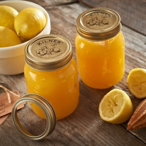 KILNER Preserve Jars 6 szt. - zakrętki do słoików metalowe