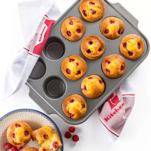 KITCHENAID Bakeware - forma do pieczenia 12 muffinek i babeczek stalowa