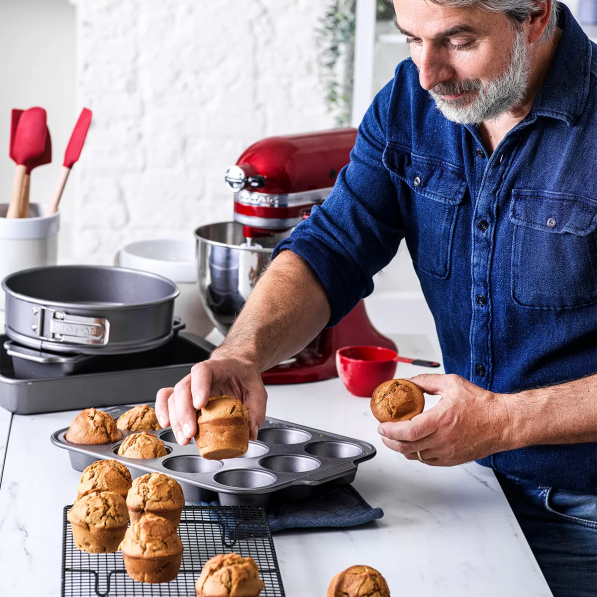 KITCHENAID Bakeware - forma do pieczenia 12 muffinek i babeczek stalowa