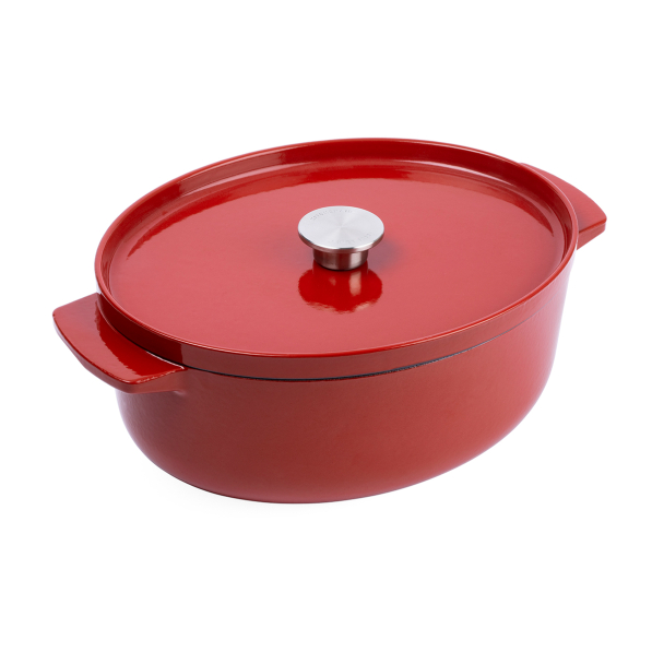 KITCHENAID Empire Red 5,6 l - garnek żeliwny z pokrywką