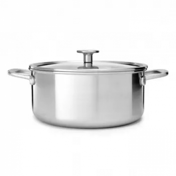 KITCHENAID Multi-Ply Stainless Steel - zestaw 3 garnków ze stali nierdzewnej z pokrywkami