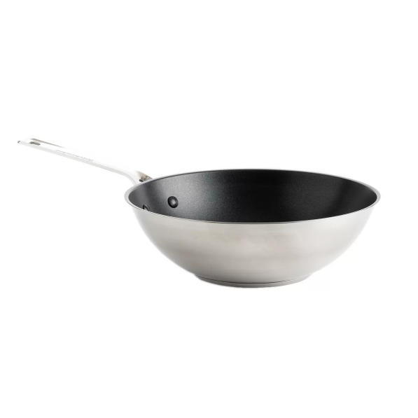 KITCHENAID Stainless Steel 28 cm - patelnia / wok nieprzywierająca