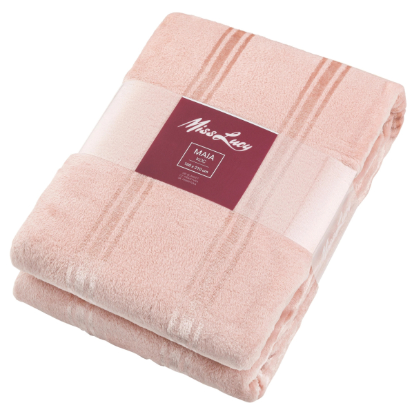 Koc polarowy MISS LUCY MAJA 160 x 210 cm