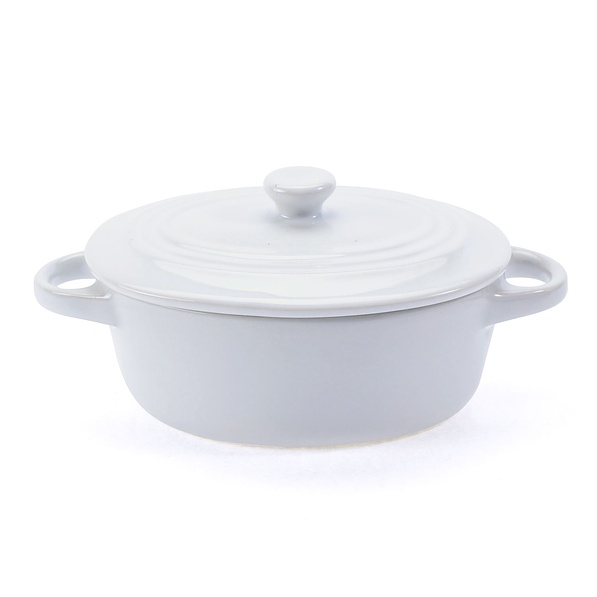 Kokilka / Naczynie do zapiekania ceramiczne AXENTIA MINI BIAŁE 0,25 l