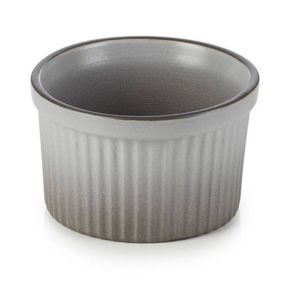 REVOL French Classique 230 ml szare – kokilka / naczynie do zapiekania porcelanowe