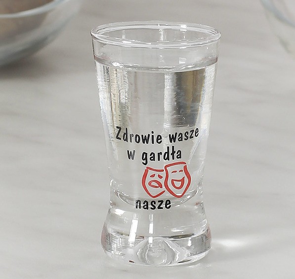 Kieliszki do wódki szklane HUMOR 25 ml 6 szt. 