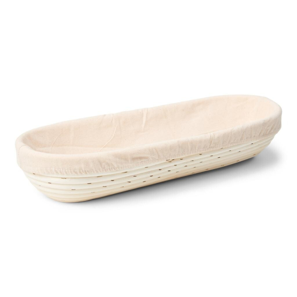 Kosz do wyrastania chleba podłużny z płótnem PATISSE 28 cm