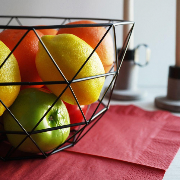 Kosz na owoce metalowy HANG FRUIT BASKET 26 x 27 cm