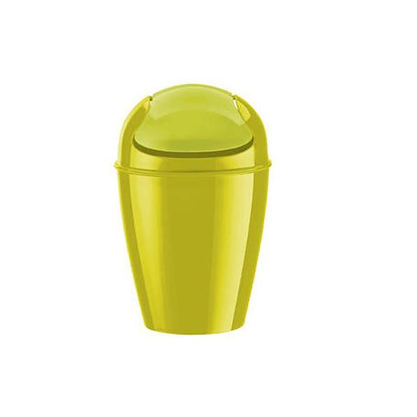 KOZIOL Del S 5 l zielony - kosz na śmieci do łazienki plastikowy