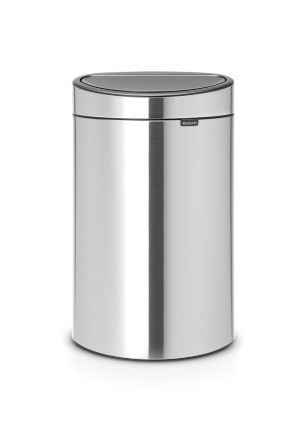 BRABANTIA Touch Bin 40 l - kosz na śmieci ze stali nierdzewnej