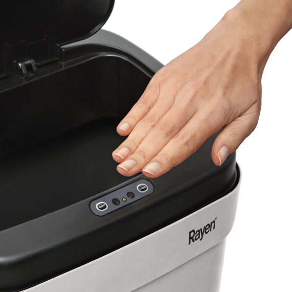 Kosz na śmieci z czujnikiem otwierania plastikowy RAYEN 30 l