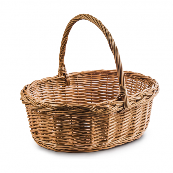 Koszyczek wielkanocny na święconkę wiklinowy EASTER BASKET 31,5 x 27 cm