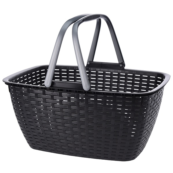 Koszyk piknikowy / na zakupy plastikowy SHOPPER 44 x 31,5 cm