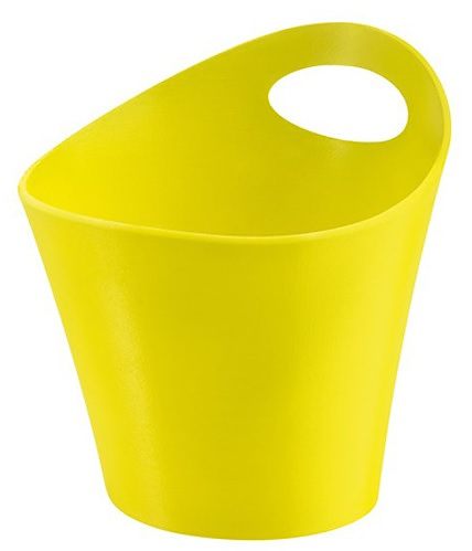 KOZIOL Pottichelli M żółty 16,2 x 15 cm - koszyk do przechowywania plastikowy