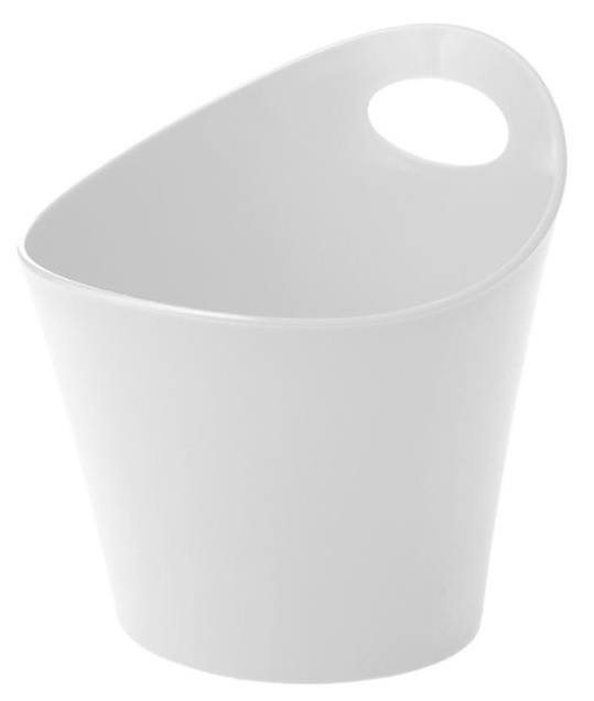 KOZIOL Pottichelli XS biały 10 x 12 cm - koszyk do przechowywania plastikowy