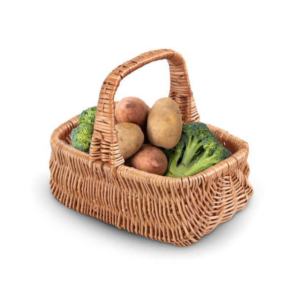 Koszyk na zakupy wiklinowy WNUK 34 cm