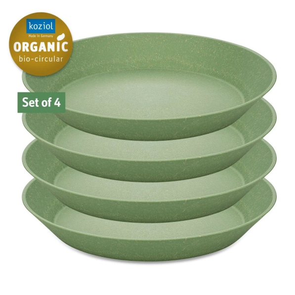 KOZIOL Connect 24 cm 4 szt. - talerze głębokie plastikowe