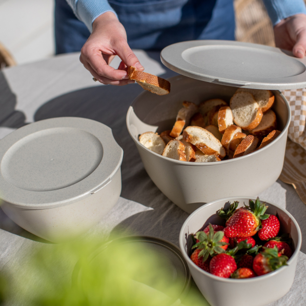 KOZIOL Connect Box 4 l - miska kuchenna plastikowa z pokrywką