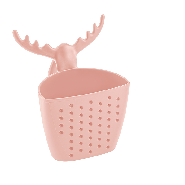 KOZIOL Rudolf jasnoróżowy - zaparzacz do herbaty plastikowy