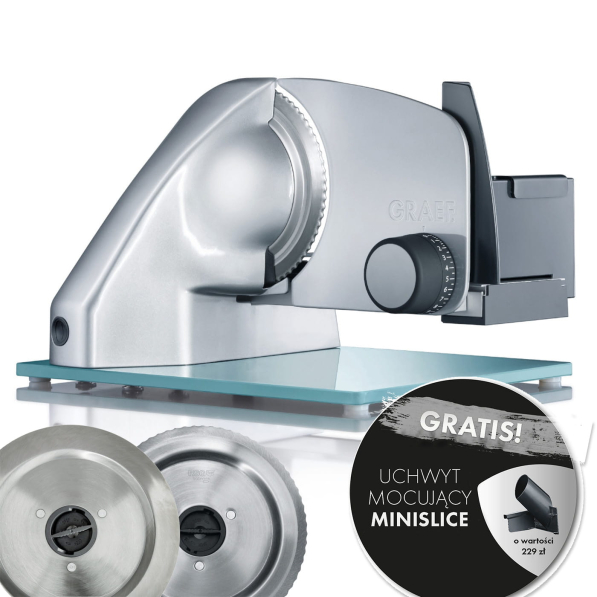 Krajalnica do chleba metalowa GRAEF VIVO V22 170 W