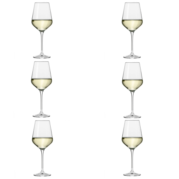 KROSNO Avant-Garde 390 ml 6 szt. - kieliszki do wina białego szklane