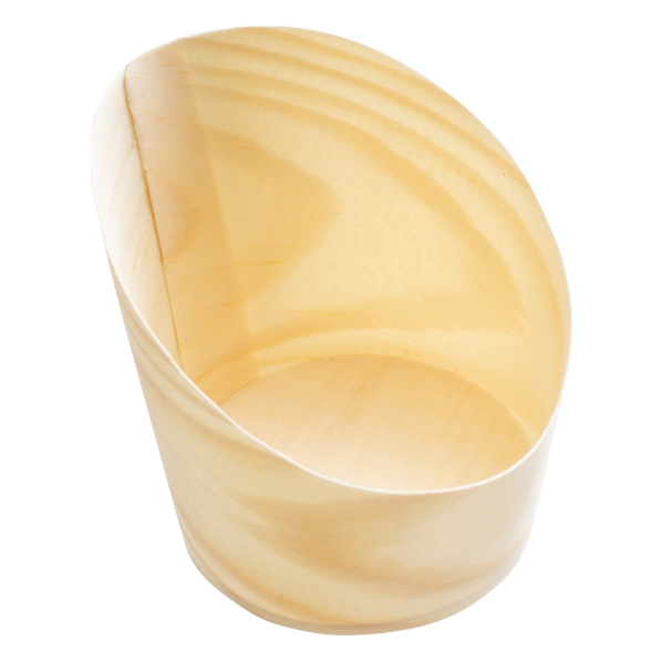 VERLO Fingerfood 5,5 cm 25 szt. - kubeczki degustacyjne bambusowe jednorazowe