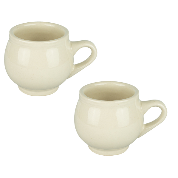 Kubei do grzanego wina kamionkowe z uchem KRYSTYNKA 300 ml 2 szt.