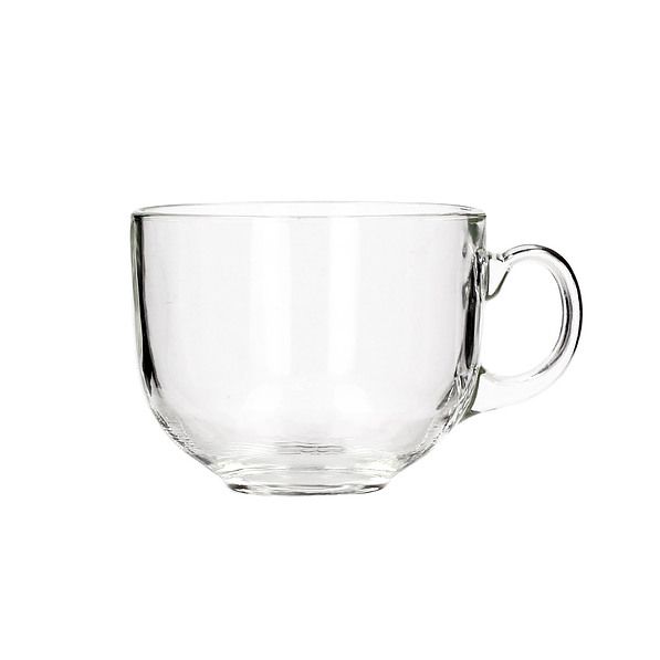 Filiżanka do kawy i herbaty szklana JUMBO CLASS 480 ml