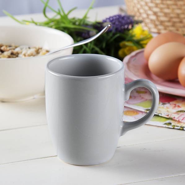 Kubek ceramiczny SENCILLO SZARY 250 ml