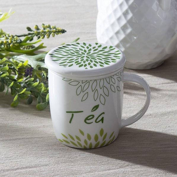 Kubek ceramiczny TEA GREEN 400 ml