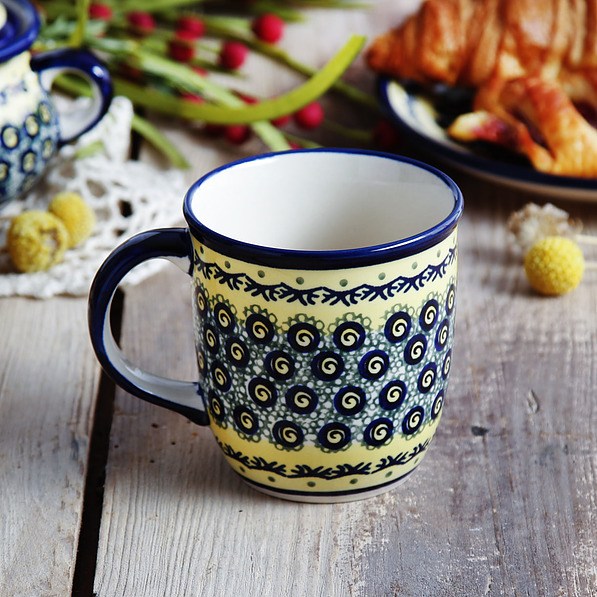 BOLESŁAWIEC GU-1105 DEK. DU1 350 ml - kubek ceramiczny