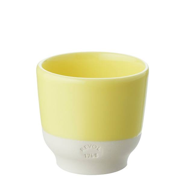 REVOL Color Lab 80 ml żółty – kubek do espresso porcelanowy