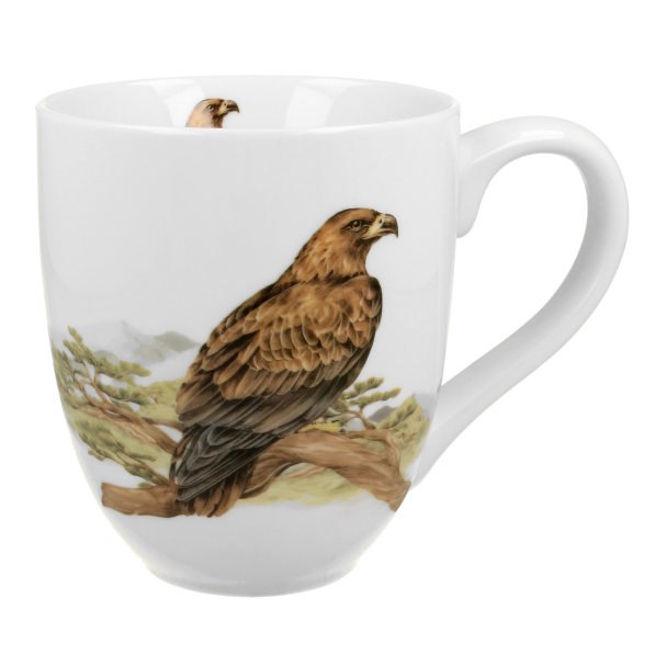 Kubek duży porcelanowy DUO ANIMALS PTASI ŚWIAT ORZEŁ PRZEDNI 1000 ml