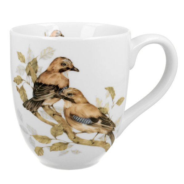 Kubek duży porcelanowy DUO ANIMALS PTASI ŚWIAT SÓJKI ZWYCZAJNE 1000 ml