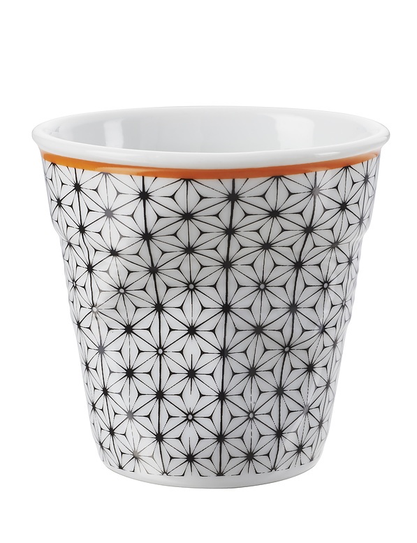 REVOL Froisses Retro Fleur 80 ml - kubek do espresso porcelanowy