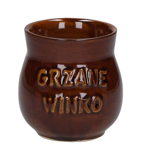 Kubek kamionkowy do grzanego wina KRYSTYNKA GRZANE WINKO 250 ml