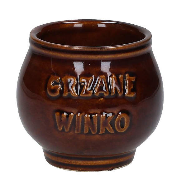 Kubek kamionkowy do grzanego wina KRYSTYNKA GRZANE WINKO 300 ml