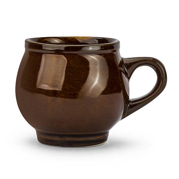 Kubek kamionkowy z uchem do grzanego wina KRYSTYNKA 250 ml