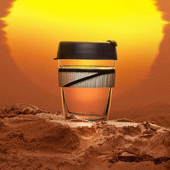 KEEPCUP Brew Star Wars Rey 340 ml - kubek szklany z pokrywką