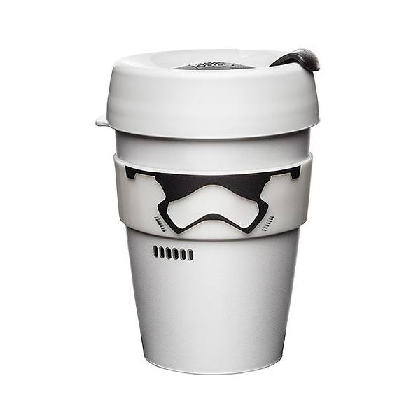 KEEPCUP Original Star Wars Stormtrooper 340 ml biały - kubek plastikowy z pokrywką